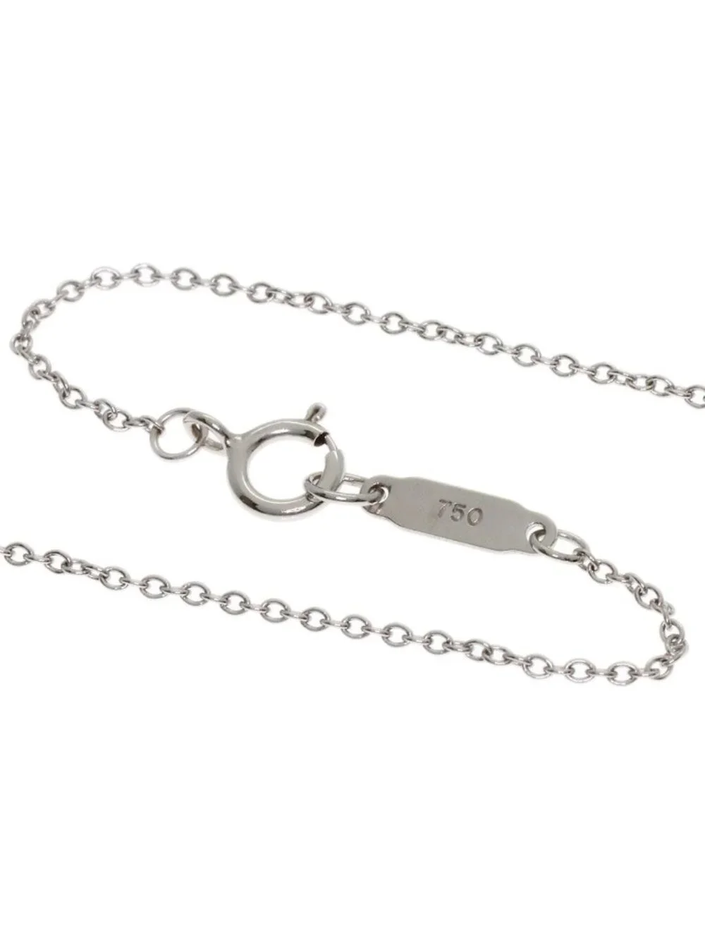Tiffany & Co Aria Tourmaline Necklace 18k White Gold
